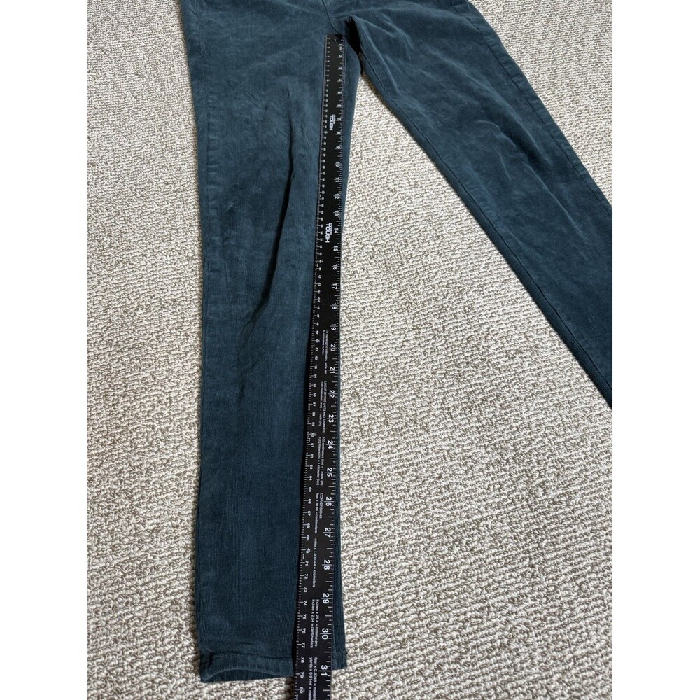 American Eagle Hi-Rise Jegging Women's 6 Long Super Stretch Dark Green - Picture 9 of 9